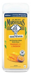 Le Petit Marseillais Gel Douche & Bain Extra Doux Passion & Mangue Bio 650 ml