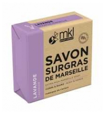 MKL Green Nature Lavande Savon Surgras de Marseille Corps et Mains 100 g