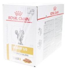 Royal Canin Urinary S/O Moderate Calorie Chat 12 Unit&eacute;s