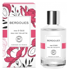 Berdoues Eau de Toilette Rose & Litchi Flacon Vaporisateur 100 ml
