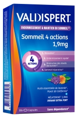 Valdispert M&eacute;latonine 1,9 mg Sommeil 4 Actions 30 Comprim&eacute;s