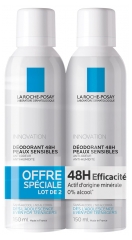 La Roche-Posay D&eacute;odorant Peaux Sensibles 48H Lot 2 X 150 ml