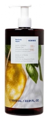 Korres Gel Douche Basilic Citron &agrave; l'Extrait de Sauge Purifiante 1 L