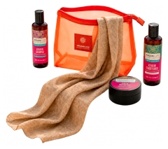 Trousse Capillaire Arganicare &agrave; la K&eacute;ratine Bio - Voyage et Soin 