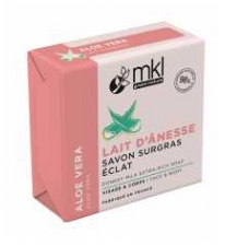 MKL Green Nature Aloe Vera Lait d'&Acirc;nesse Savons Surgras &Eacute;clat Visage & Corps 100 g