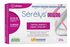 S&eacute;r&eacute;lys Osteo - Maintien Capital Osseux (1 2) - Compl&eacute;ment Alimentaire &agrave; Base de Plantes - 30 G&eacute;lules