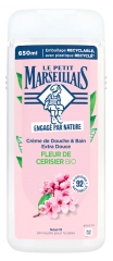 Le Petit Marseillais Cr&egrave;me de Douche et Bain Nourrissante Extra Douce Fleur de Cerisier Bio 650 ml