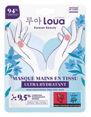 Loua Masque Mains en Tissu Hydratant et Protecteur