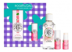 Roger & Gallet Fleur de Figuier Coffret Eau Parfum&eacute;e Bienfaisante 100 ml & Parfum Solide Bienfaisant 5 g Cadeau