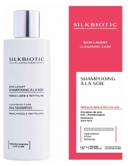 Silkbiotic Soin Lavant Shampoing &agrave; la Soie Cuir Chevelu Sensible 200 ml