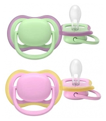 Avent Ultra Air 2 Sucettes Unies 6-18 Mois