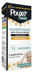 Pouxit Traitement Shampoing Anti-Poux et Lentes Abricot 100 ml