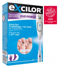 Excilor Traitement des Verrues Duo Power Pieds et Mains