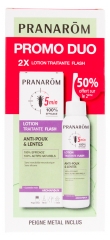 Pranar&ocirc;m Aromapoux Lotion Traitante Flash 5 Minutes Anti-Poux & Lentes Lot de 2 x 100 ml
