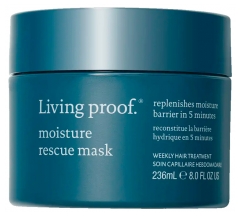 Living Proof Moisture Rescue Mask Soin Capillaire Cheveux Ab&icirc;m&eacute;s & Secs 236 ml