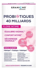 Granions Probiotiques 40 Milliards Flore Intime 14 G&eacute;lules Gastro-R&eacute;sistantes