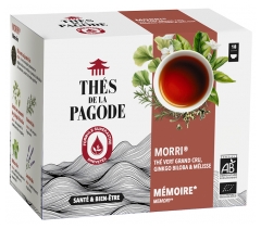 Th&eacute;s de la Pagode Th&eacute; Morri Bio 18 Sachets