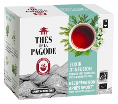 Th&eacute;s de la Pagode Rooibos Vert Grand Cru Qinerji Apr&egrave;s Sport Bio - 18 Sachets de 2 g