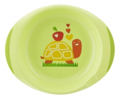 Chicco Ensemble Assiettes Plate & Creuse D&eacute;cor&eacute;es - X2 - 12M+