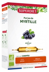 Superdiet Myrtille Bio 20 Ampoules de 10 ml