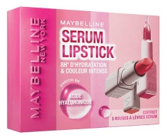 Maybelline New York Maybe It's S&eacute;rum Rouge &agrave; L&egrave;vres Coffret Trio