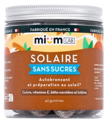 Mium Lab Solaire Sans Sucres B&eacute;ta-Carot&egrave;ne 42 Gummies