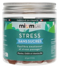 Mium Lab Stress Sans Sucres Plantes Gaba et Vitamine 42 Gummies