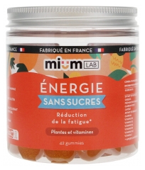 Mium Lab &Eacute;nergie Sans Sucres Plantes et Vitamines 42 Gummies