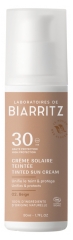 Laboratoires de Biarritz Alga Maris Cr&egrave;me Solaire Visage Teint&eacute;e SPF30 Bio 50 ml
