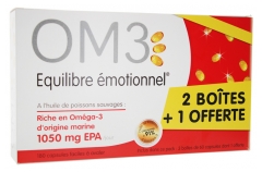 Om3 &Eacute;quilibre &Eacute;motionnel Pack - 3 x 60 Capsules
