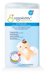 Orgakiddy Carr&eacute; de Soin B&eacute;b&eacute; Non Tiss&eacute; X100