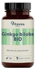 Vitavea Ginko Biloba M&eacute;moire & Concentration Bio 30 Unit&eacute;s