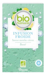 Vitavea Bionutrisant&eacute; Infusion Froide Boost Menthe-Citron Bio 20 Sachets 