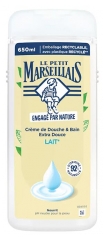 Le Petit Marseillais Cr&egrave;me de Douche Extra Douce Lait 650 ml