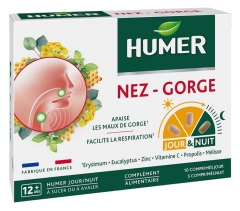 Humer Nez et Gorge Jour et Nuit 10 Comprim&eacute;s Jour et 5 Comprim&eacute;s Nuit