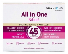Granions All-In-One Anti-&Acirc;ge & Beaut&eacute; 60 Comprim&eacute;s S&eacute;cables