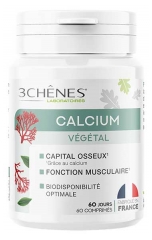 Les 3 Ch&ecirc;nes Calcium V&eacute;g&eacute;tal Capital Osseux 60 Comprim&eacute;s