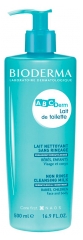 Bioderma Abcderm Lait de Toilette Nettoyant Visage et Corps B&eacute;b&eacute; 500 ml