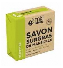MKL Green Nature Verveine Savon Surgras de Marseille Corps et Mains 100 g