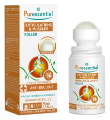 Puressentiel Roller Articulations & Muscles Aux 14 Huiles Essentielles 75 ml