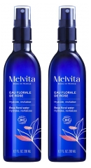 Eau Florale de Rose Melvita Bio Flacon Vaporisateur Lot de 2 x 200 ml