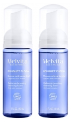 Mousse Nettoyante Douceur &agrave; l'Eau Florale de Bleuet bio - Lot de 2 x 150 ml