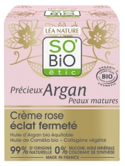 L&eacute;a Nature SO BIO &eacute;tic Pr&eacute;cieux Argan Cr&egrave;me Rose &Eacute;clat Fermet&eacute; Biologique 50 ML