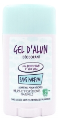 Gel d'Alun D&eacute;odorant en Gel Pierre d'Alun & Aloe Vera Sans Parfum&nbsp;50 ml