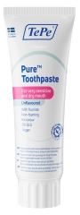 TePe Pure Dentifrice Non Aromatis&eacute; Bouche S&egrave;che et Sensible 75 ml