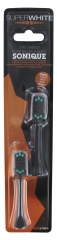 Superwhite Sonique Recharges Brosse a Dents Black X2