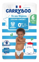 Carryboo De Nos R&eacute;gions Couches Taille 6 (16-30 kg) 34 Unit&eacute;s