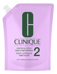 Clinique Basic 3 Temps Lotion Exfoliante Peaux S&egrave;ches &agrave; Mixtes Recharge 200 ml