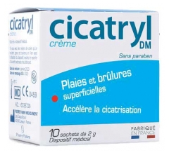 Pierre Fabre Health Care Cicatryl DM Cr&egrave;me Plaies et &Eacute;corchures 10 x 2 g