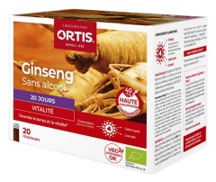 Ortis Ginseng Bio Vitalit&eacute; 20 Fioles